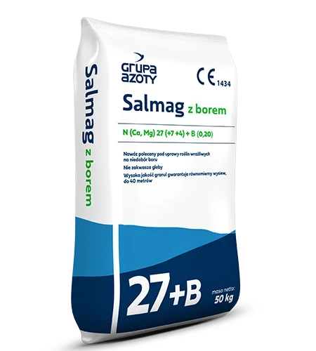 2_big Salmag z Borem worek 50kg | nawóz azotowy z wapnem, magnezem i borem | Salmag z borem pod Rzepak, Kukurydza, Zboża, Buraki