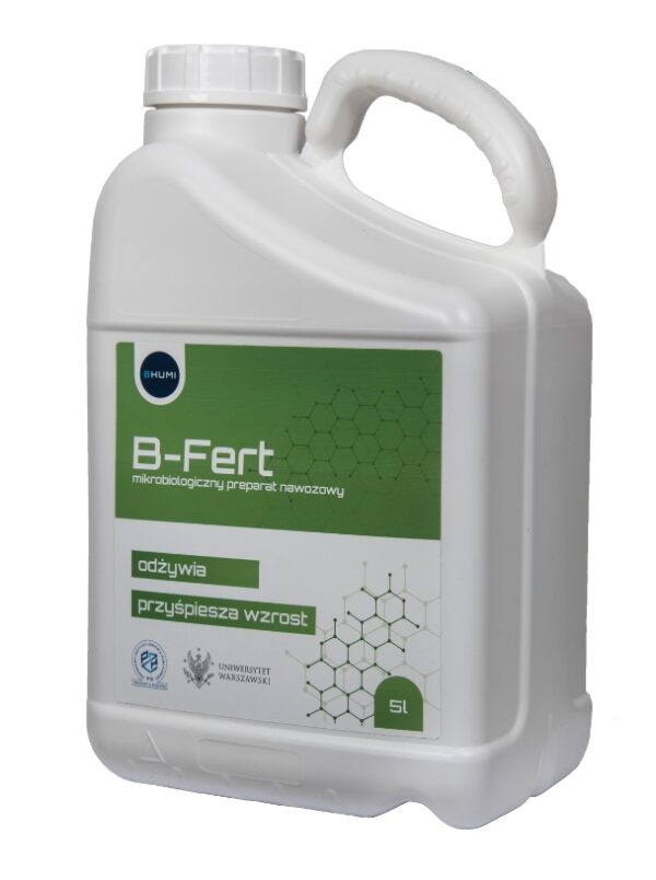 Bez tytułu B-Fert Bakterie Glebowe 5L do 10ha powierzchni | Bakterie glebowe | biostymulator glebowy | stymulator wzrostu roślin | preparat mikrobiologiczny do gleby
