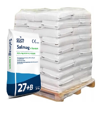 Salmag z Borem worek 1000kg | nawóz azotowy z wapnem, magnezem i borem | Salmag z borem pod Rzepak, Kukurydza, Zboża, Buraki (Kopia)