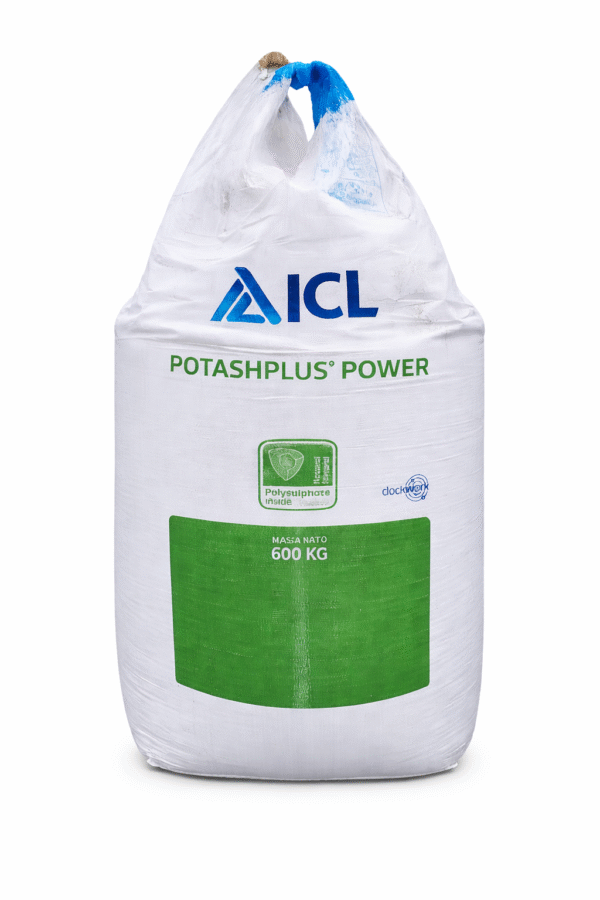 PotashpluS POWER - Potas, siarka, magnez, wapń - wszystko w jednym. Część potasu w formie siarczanowej | Bigbag 600kg