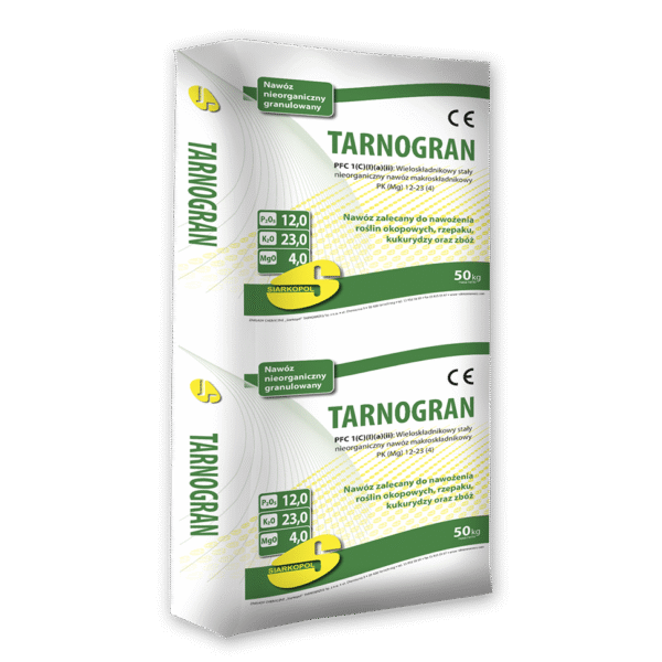 TARNOGRAN NPK (Ca, Mg, S) 12-23-18-4-14 – Uniwersalny Nawóz Wieloskładnikowy Siarkopol | Nawozy24.com