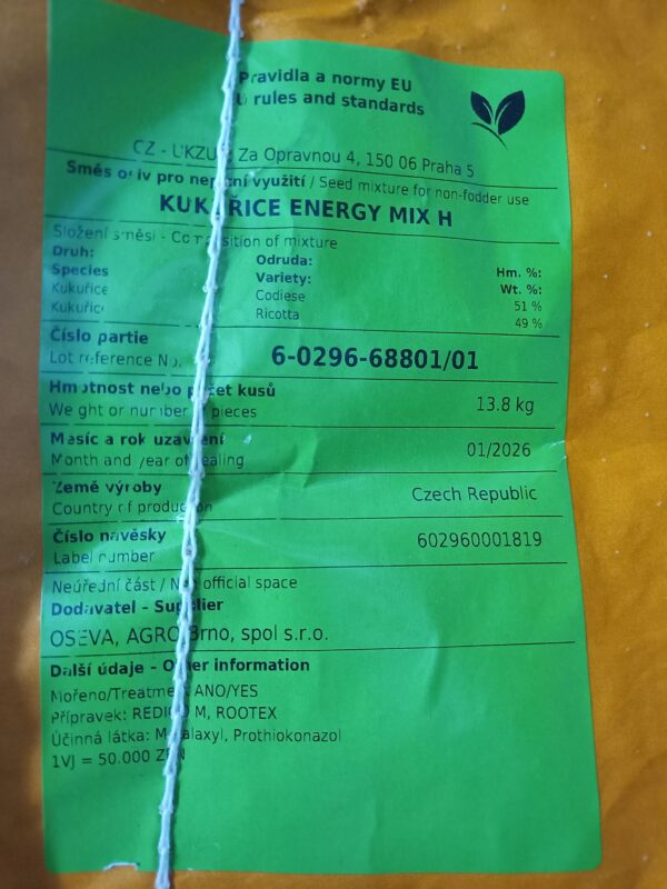 kukurydza energi mix czeska etykieta energymix