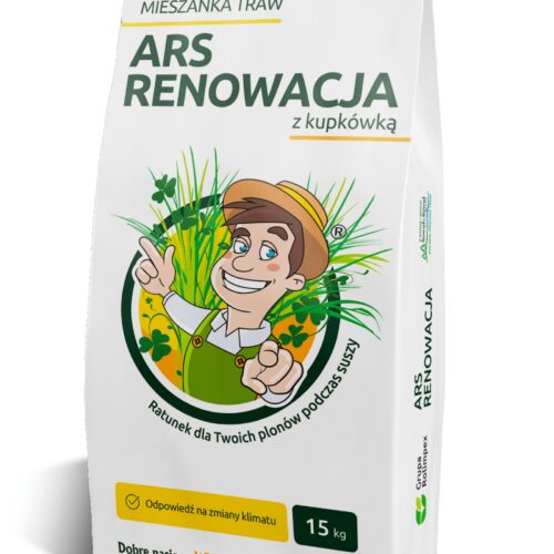 Mieszanka traw ARS Renowacja z kupkówką | ARS Renowacja 15 kg | Sowul & Sowul Trawa na suche gleby