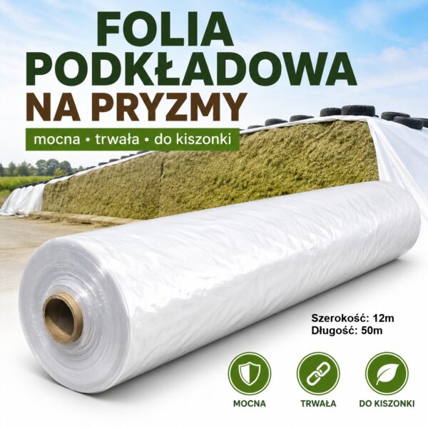 12na50 Folia podkładowa na pryzmy do kiszonki 12/50