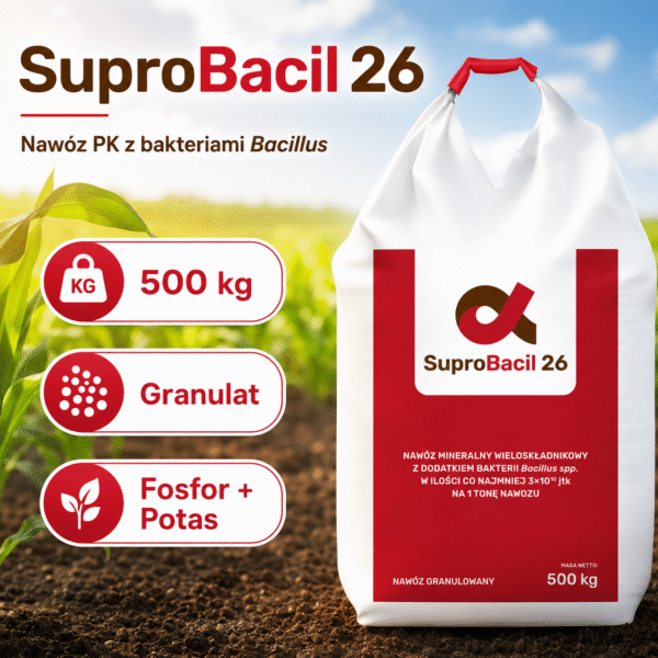suprobacil SuproBacil 26 500 kg Nawóz fosforowo potasowy z bakteriami