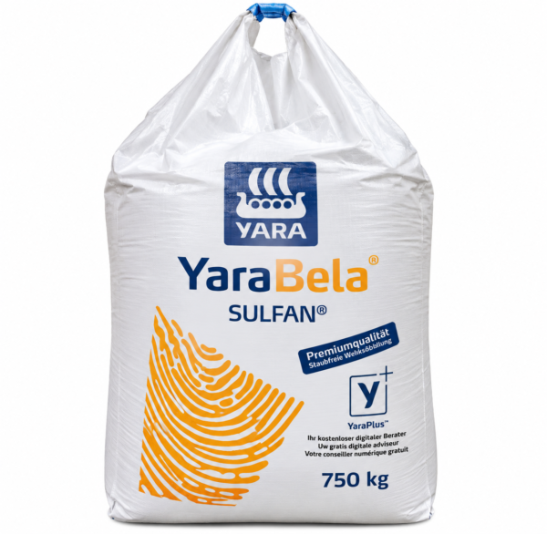 Biały worek big bag YaraBela 750 kg YaraBela SULFAN 750 kg – Nawóz azotowo-siarkowy z wapniem, Big Bag, YARA
